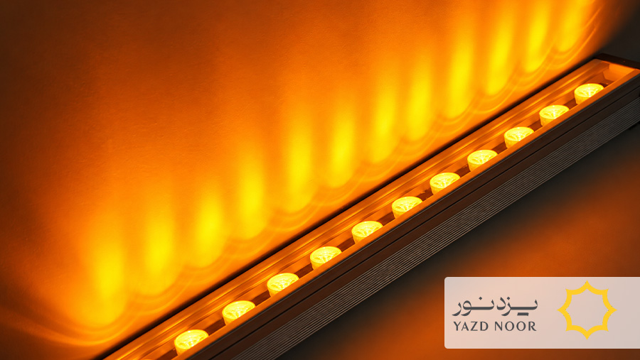وال واشر در نورپردازی نمای ساختمان