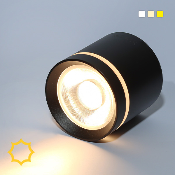 چراغ استوانه ای متحرک COB دو جهت نور