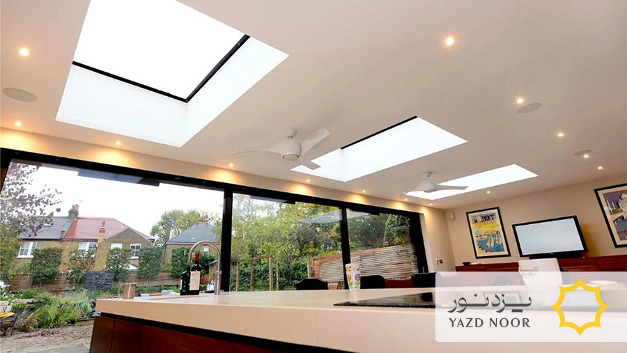 نورپردازی سقف با هالوژن